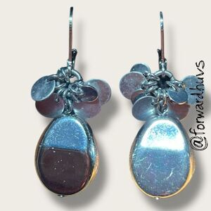 Bundle Sale 3 for $15 | Silver Tone Dangle Earrings with Tassel Beads – 1 3/4”